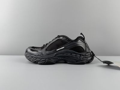 Balenciaga Triple S 2 Thick Sole Low-top Dad Shoes Black Sports Shoes